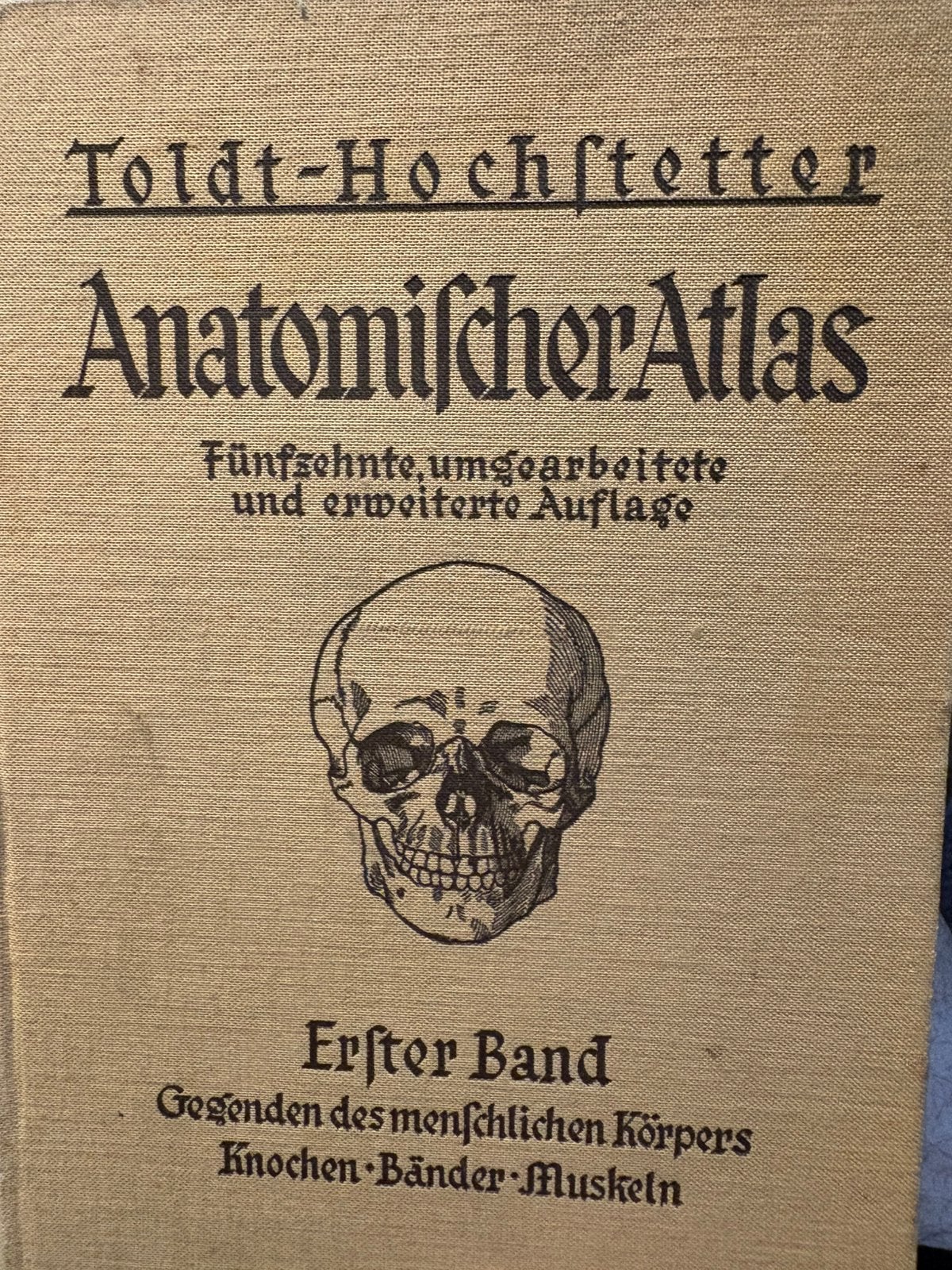 Toldt 3-delige anatomische atlas, Antiek en Kunst, Ophalen of Verzenden