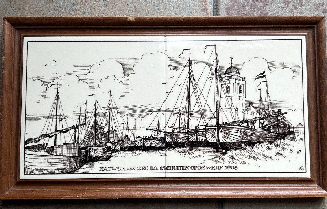 Diverse tegeltjes van Katwijk aan Zee, 19x19 cm, Ophalen of Verzenden