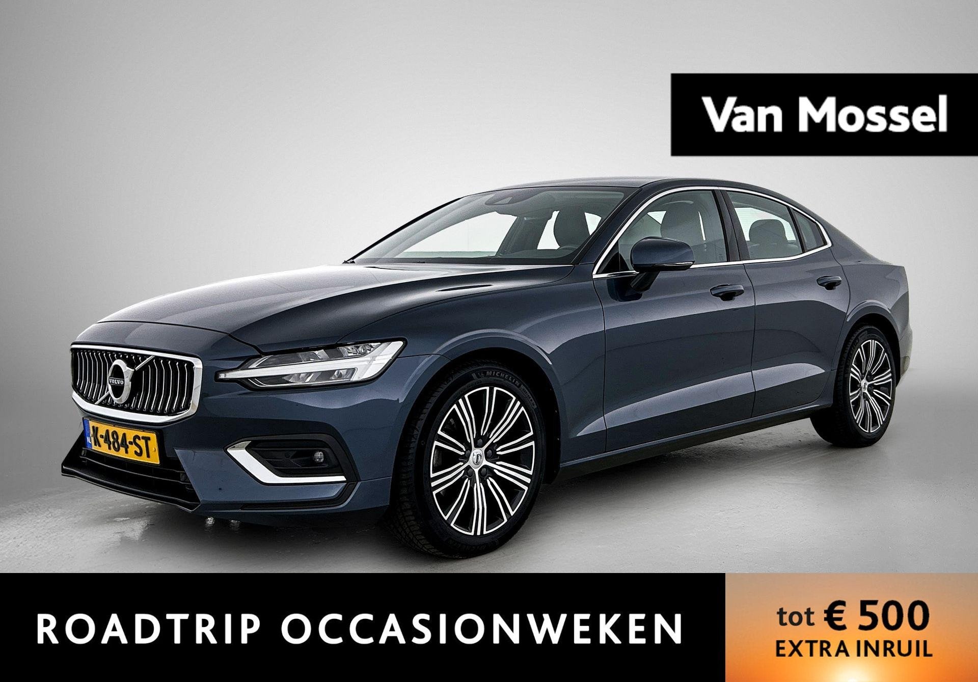 Volvo S60 2.0 B3 Inscription | ACHTERUITRIJCAMERA | STOELVER, Auto's, Volvo, 12 maanden, Euro 6, 4 cilinders, Blauw