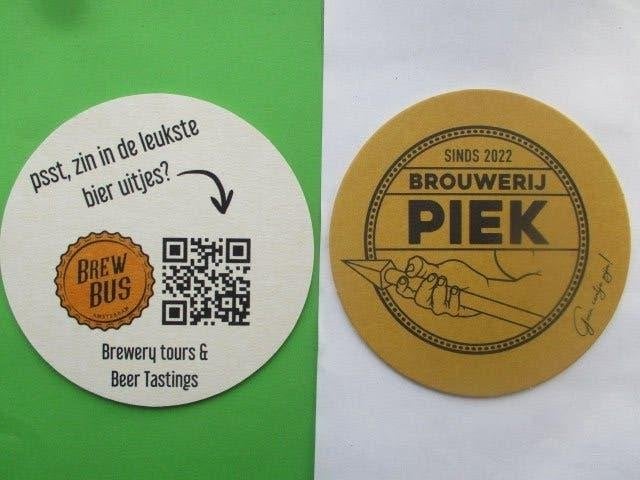 bieretiket brouwerij piek 19-7, Ophalen of Verzenden, Nieuw, Overige typen, Overige merken