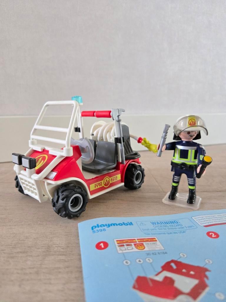 Playmobil City Action Brandweerbuggy 5398, Kinderen en Baby's, Speelgoed | Playmobil, Ophalen of Verzenden, Zo goed als nieuw