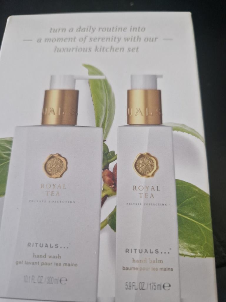 Rituals Royal Tea Hand Wash & Hand Balm Set, Sieraden, Tassen en Uiterlijk, Ophalen of Verzenden, Nieuw, Overige typen