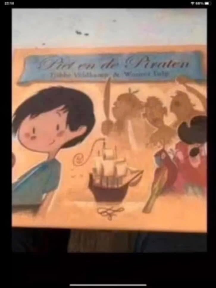 Piet en de Piraten - Avontuurlijk kinderboek, Ophalen of Verzenden, Gelezen, Tjibbe Veldkamp & Wouter Tulp
