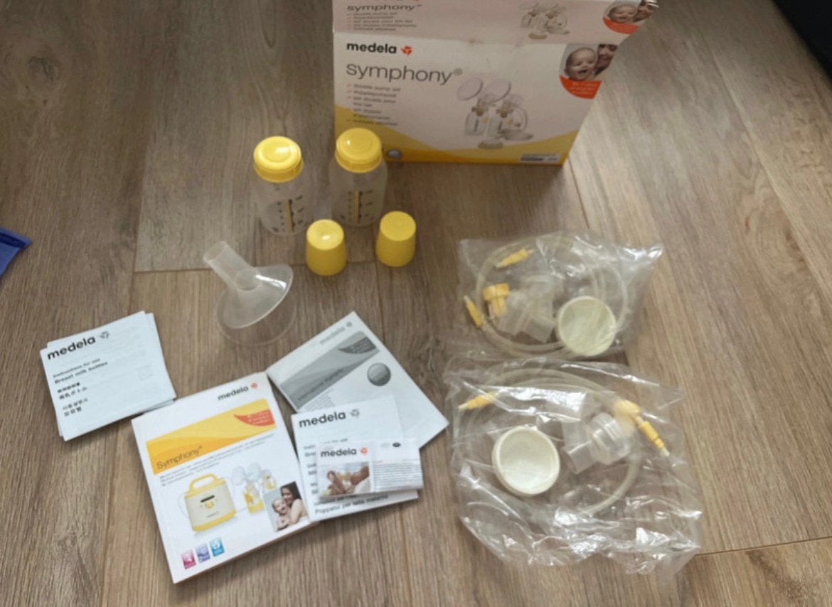 Medela symphony, Ophalen of Verzenden, Zo goed als nieuw, Borstkolf