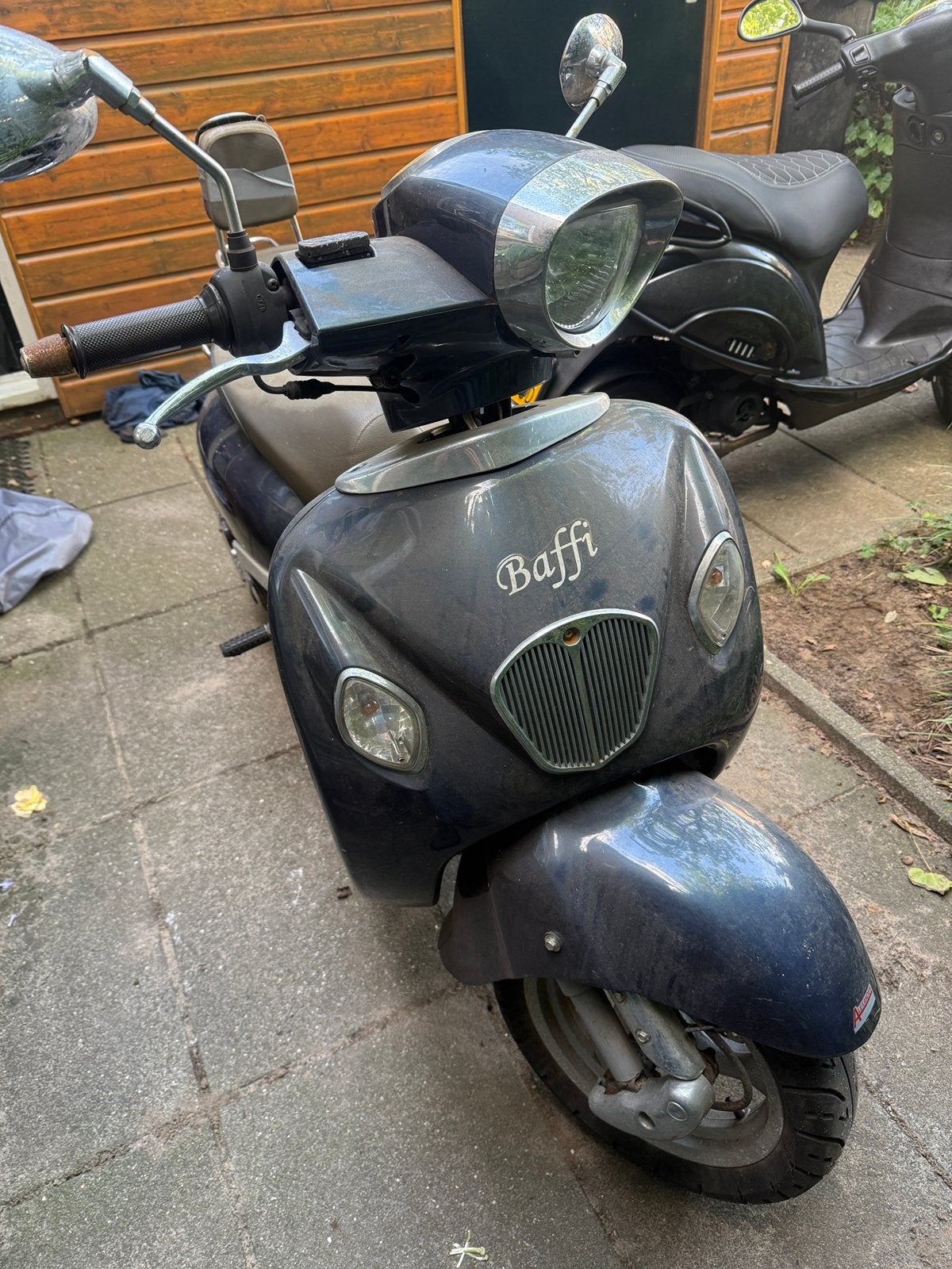 Baffi 7 50cc retro scooter voor loop of sloop!!!, Ophalen, Gebruikt, Benzine, 50 cc