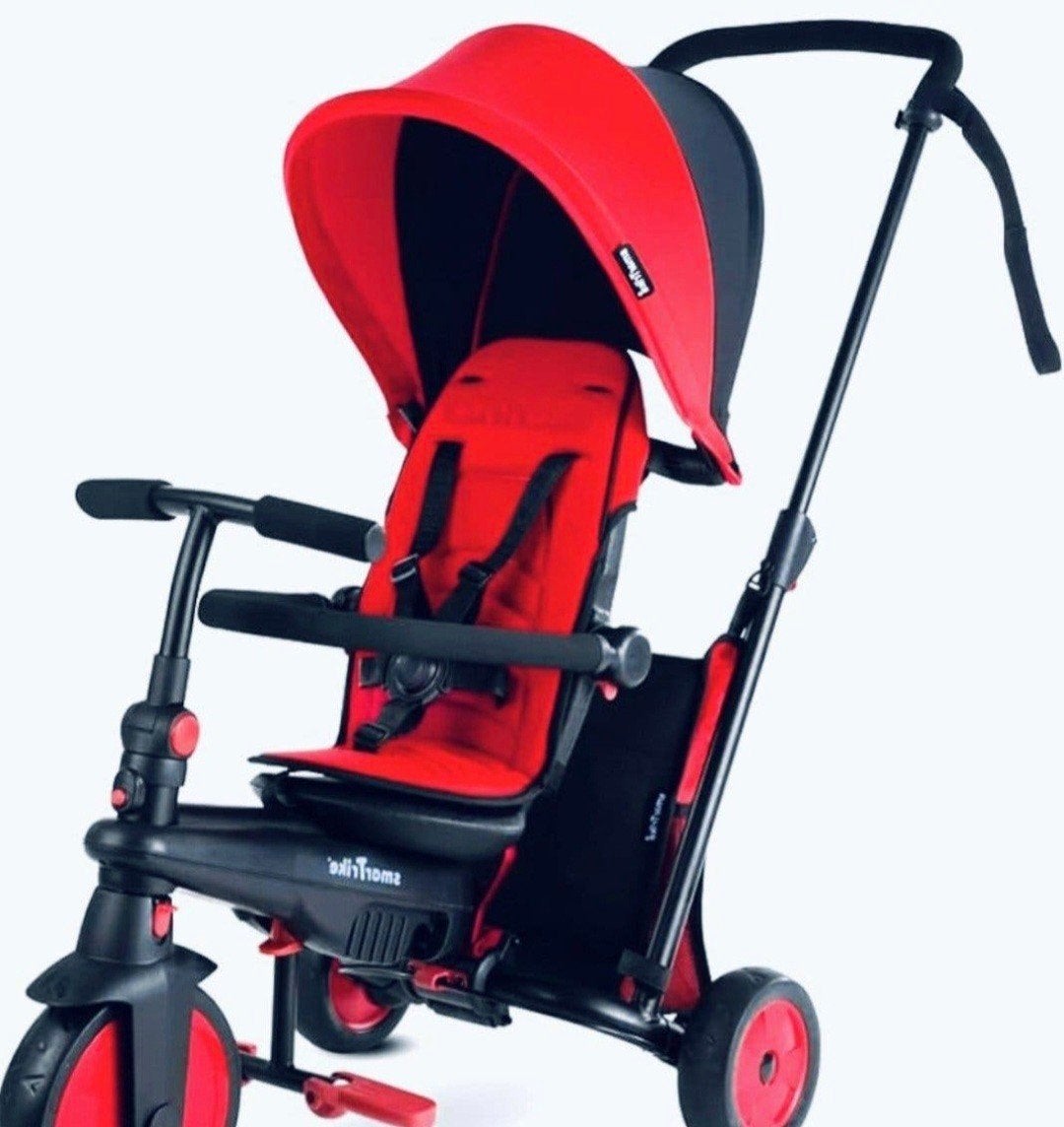 Smartrike driewieler met duwstang, Ophalen of Verzenden, Gebruikt, Duwvoertuig