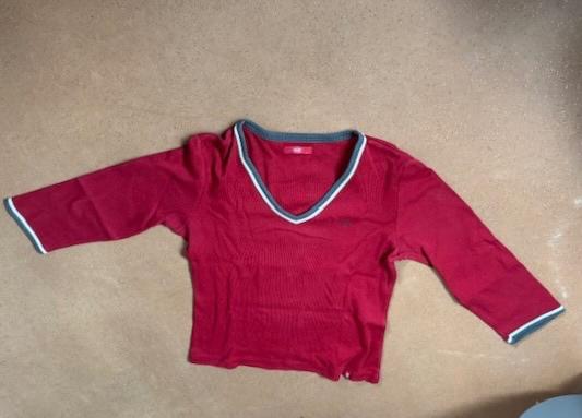 EDC t-shirt, Maat 42/44 (L), Ophalen of Verzenden, Lange mouw, Rood