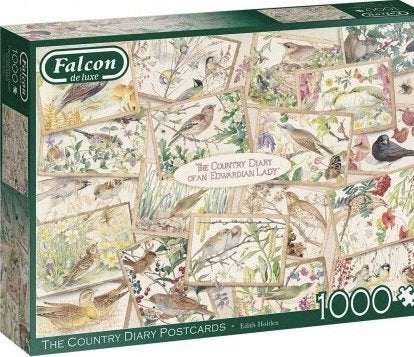 Falcon de Luxe -  Country Diary Postcards-1000st. AANBIEDING, Ophalen of Verzenden, 500 t/m 1500 stukjes, Nieuw, Legpuzzel