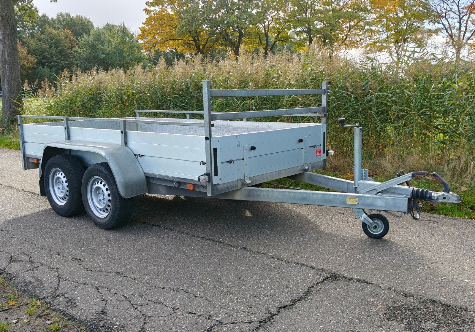 Zeer nette Anssems BSX 2500kg 301x150 aanhanger bakwagen, Auto diversen, Ophalen, ., ., Gebruikt