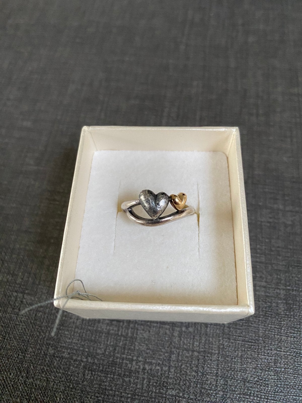 Ring rabinovich zilver met goud maat 54, Sieraden, Tassen en Uiterlijk, Ophalen of Verzenden, 17 tot 18, Dame, Goud