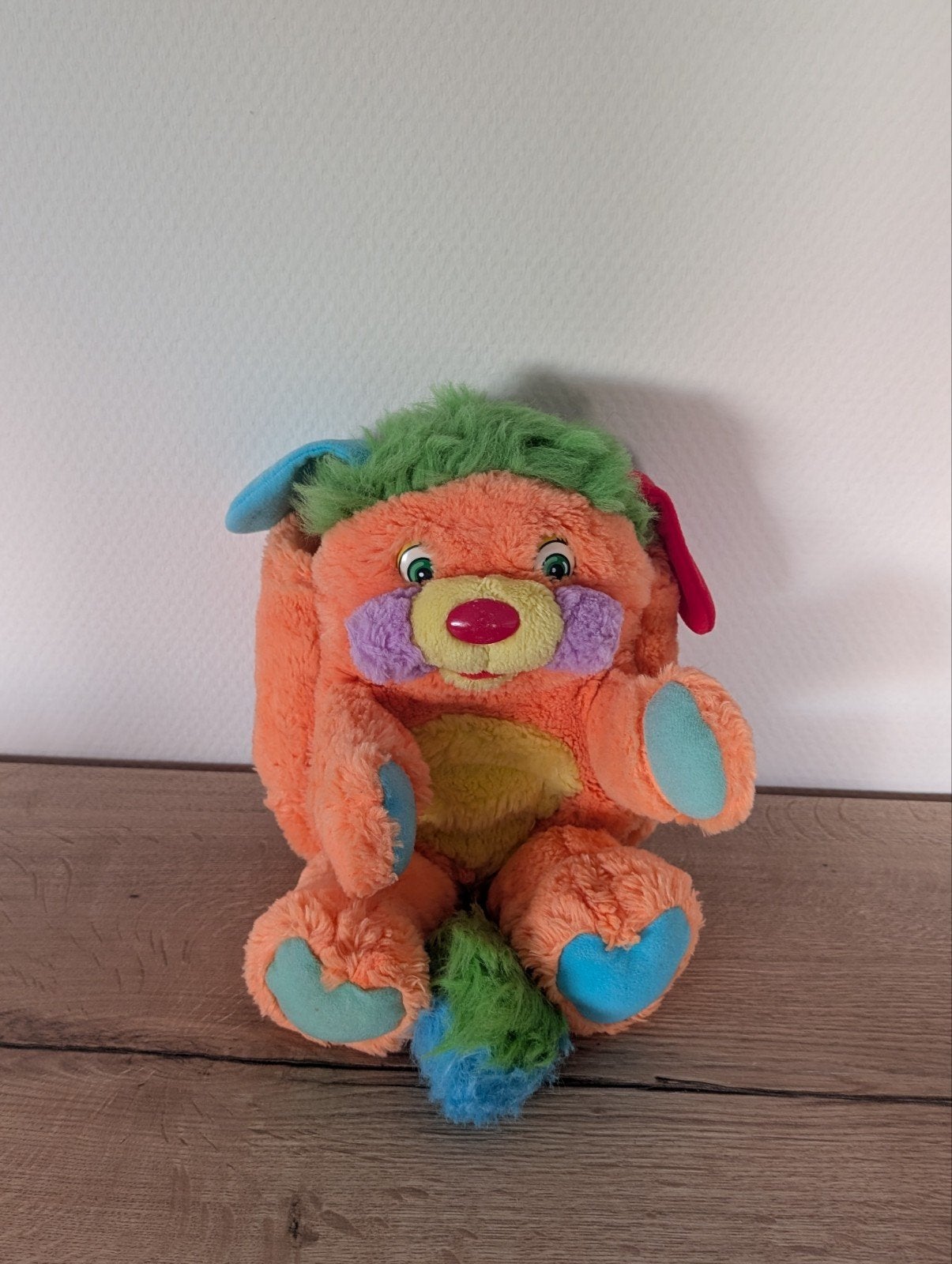 Kleurrijke pluche knuffel met vrolijke uitstraling, Overige merken, Overige typen, Zo goed als nieuw, Middelgroot (20 tot 80 cm)