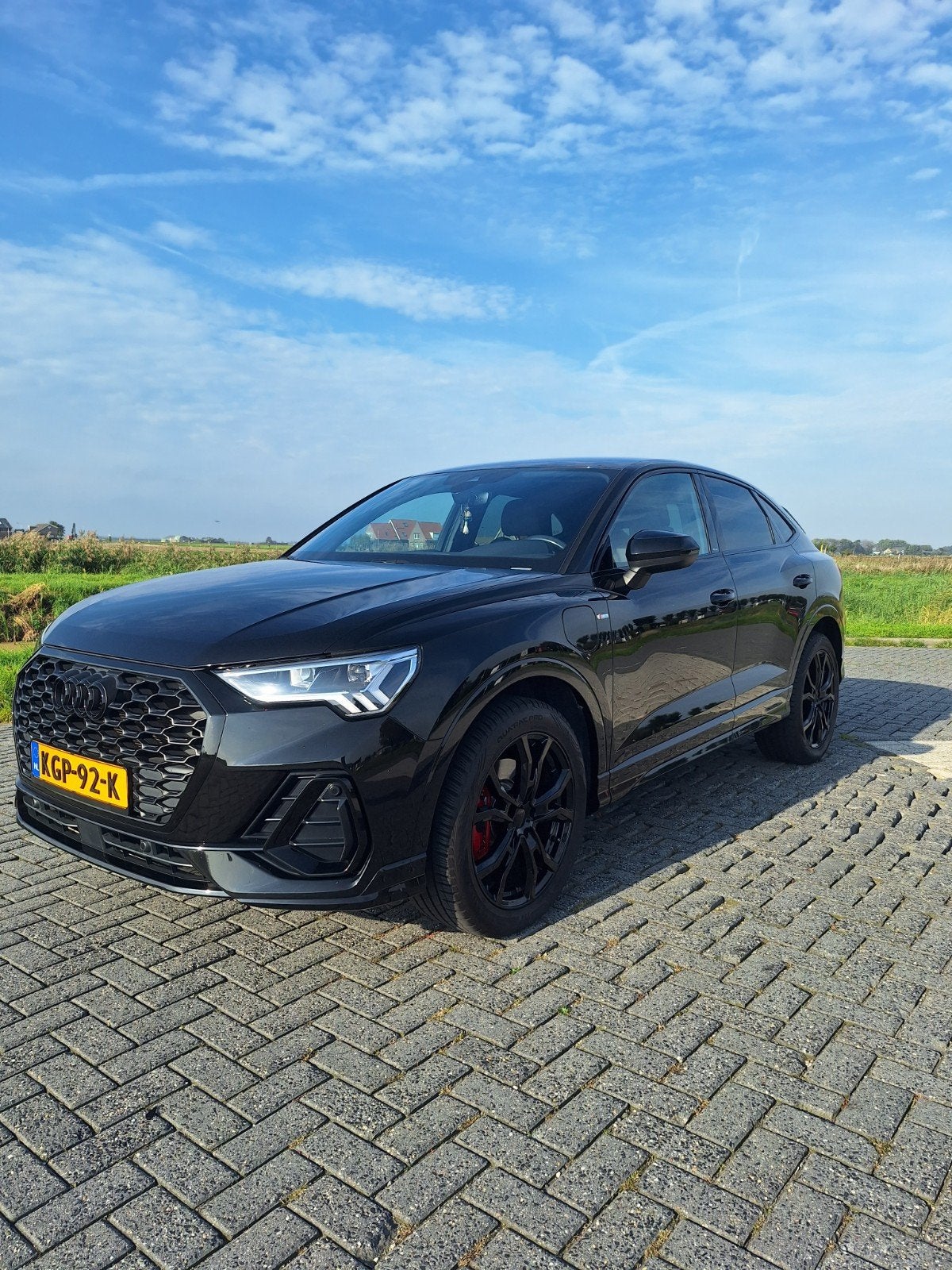 Audi Q3 45 Tfsi e 245pk Phev S Tronic 2022 Zwart, Auto's, 1715 kg, Zwart, Plug-in hybride, 1395 cc