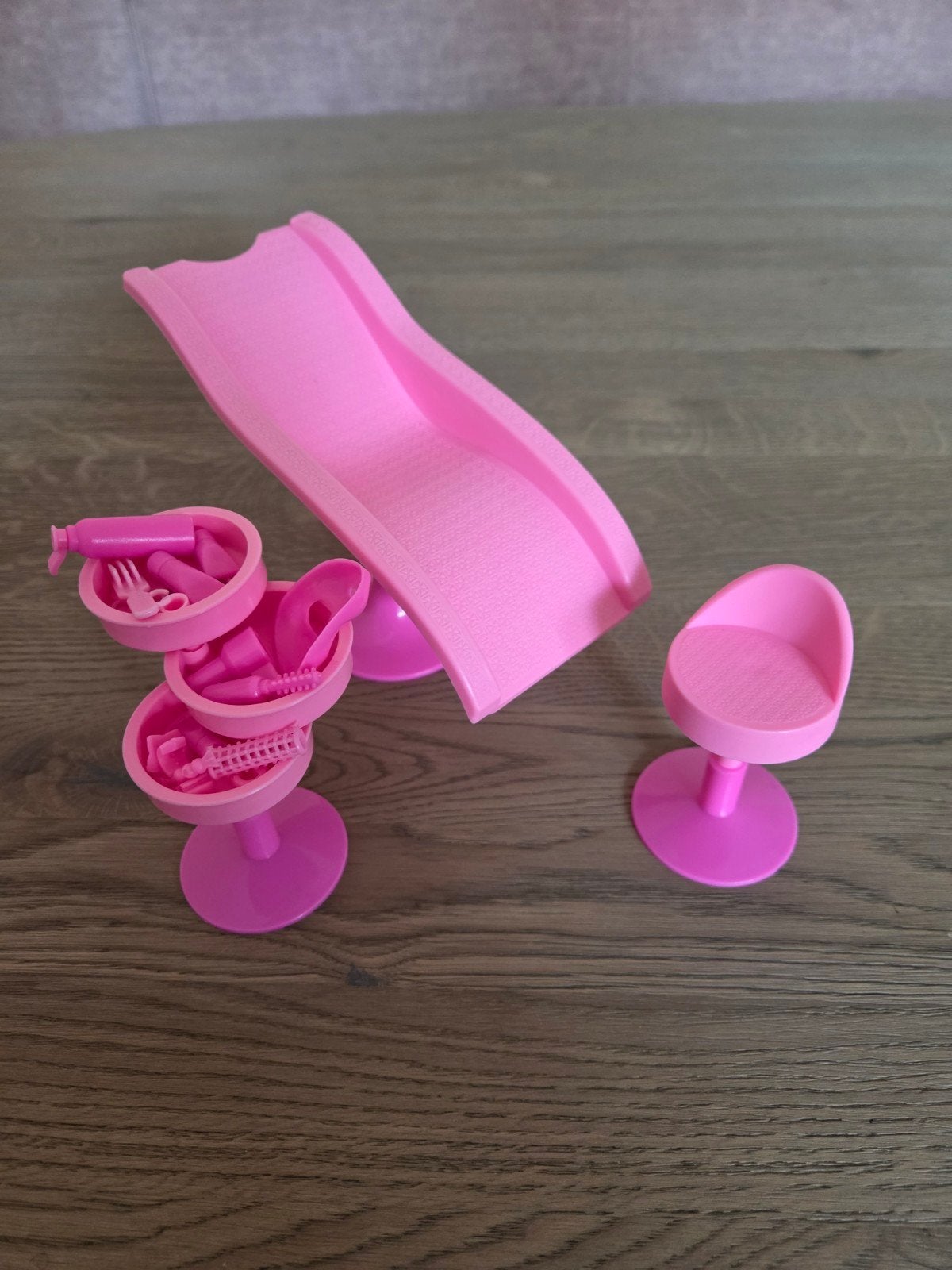 Barbie schoonheidsspecialist set met accessoires, Ophalen of Verzenden, Zo goed als nieuw, Barbie