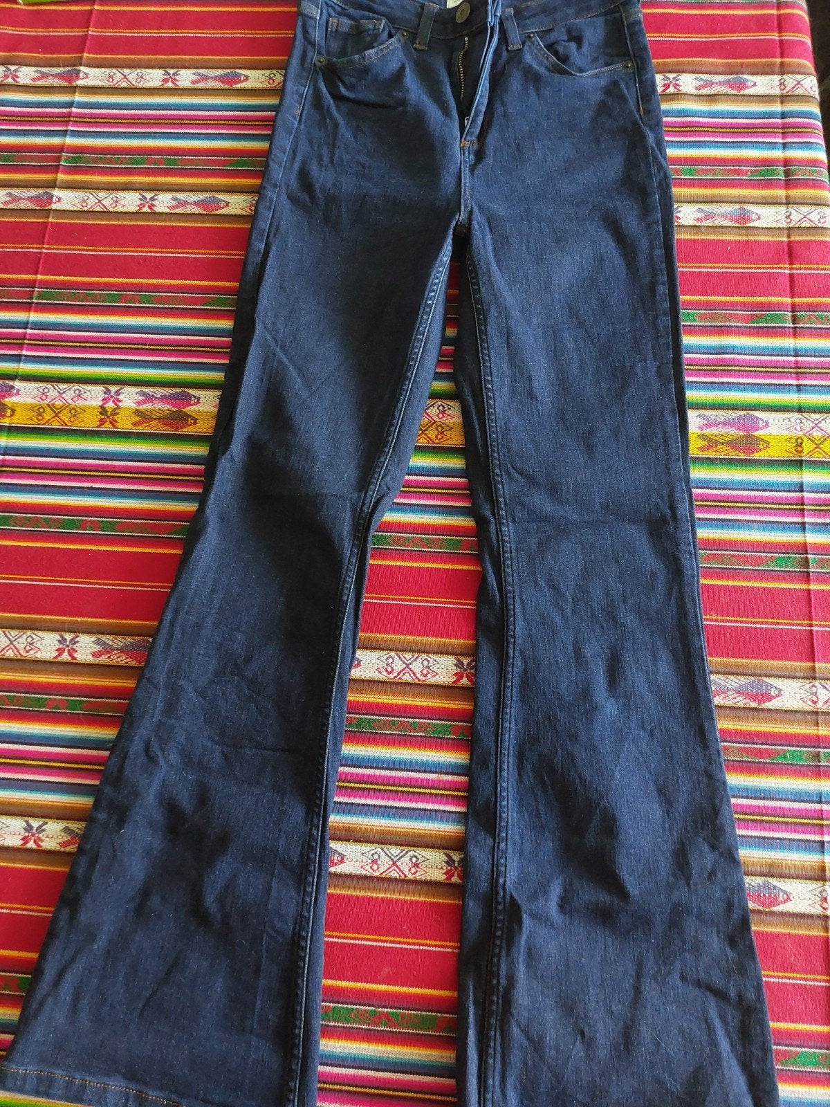 BDG Flared Jeans Maat 28 met Stretch - Zo goed als nieuw, Maat 38/40 (M), Blauw, Ophalen of Verzenden, Zo goed als nieuw