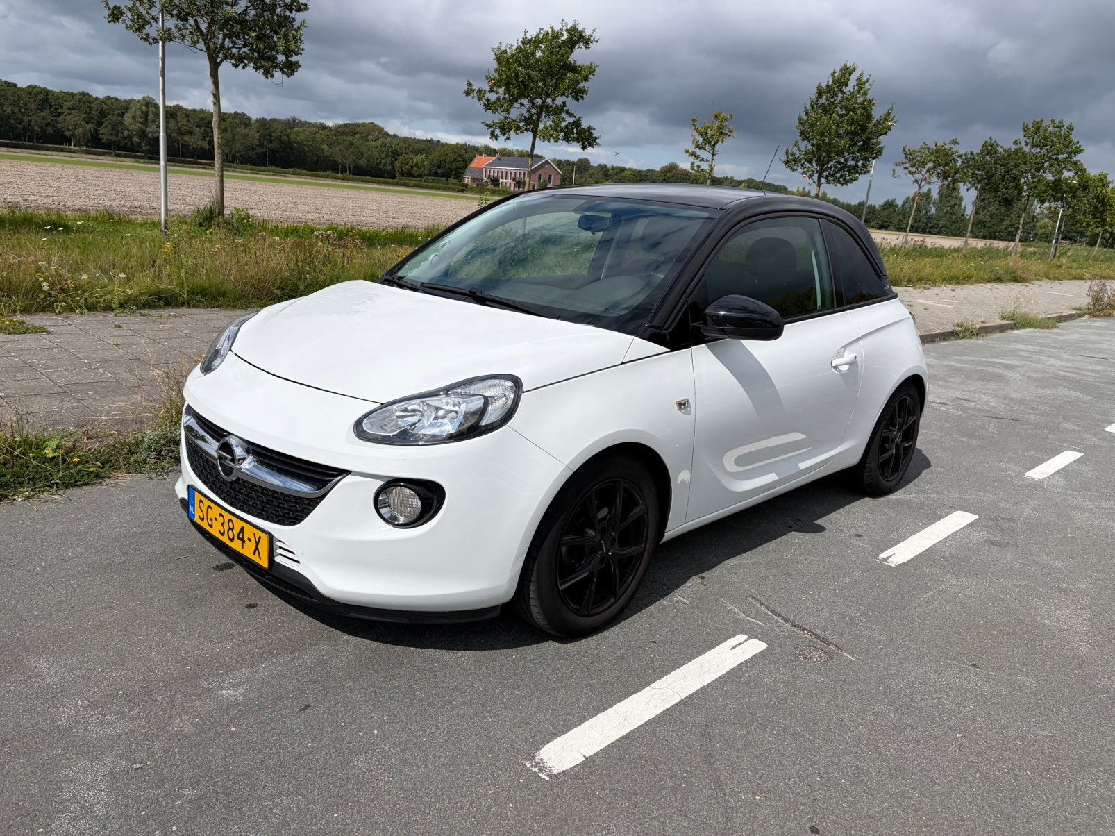 Opel ADAM 1.0 Turbo Start/stop 90PK 2018 Wit, Auto's, Voorwielaandrijving, ADAM, 40 €/maand, 1041 kg