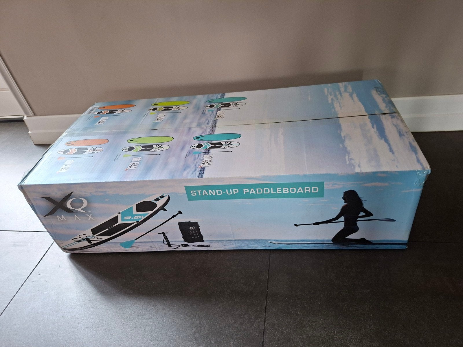 nieuw in doos XQMax SUP board 320 cm complete set max 150 kg, Ophalen, Nieuw, SUP-boards
