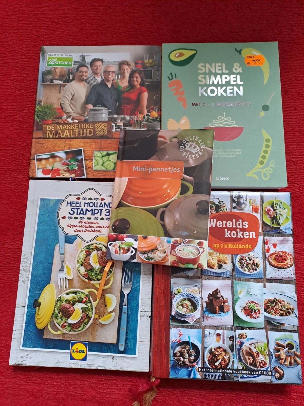 vijf kookboeken voor snelle,  makkelijke gerechten!, Boeken, Ophalen, Overige typen, Nieuw, Gezond koken