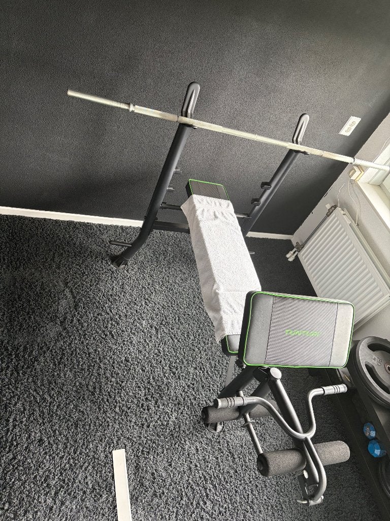 Fitness set, Ophalen of Verzenden, Zo goed als nieuw, Armen, Fitnessbank