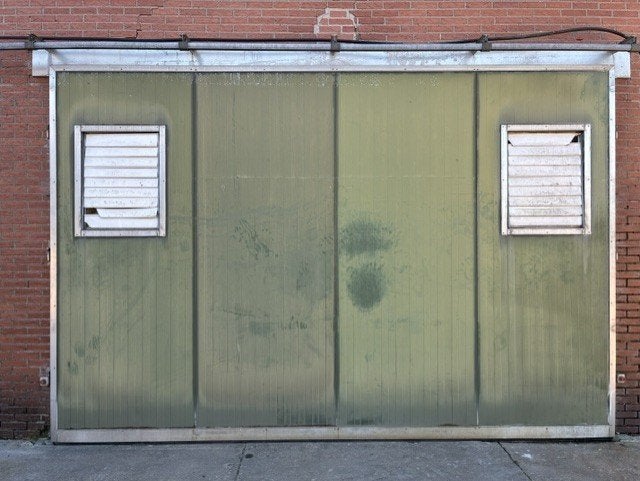sandwichpanelen deur, Ophalen, Gebruikt, Buitendeur, Schuifdeur