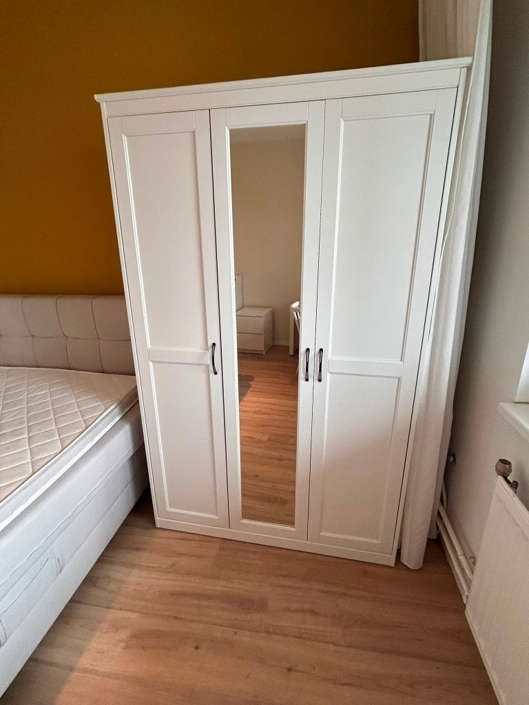 Witte kledingkast SONGESAND IKEA, Ophalen, Gebruikt, 50 tot 100 cm, 150 tot 200 cm