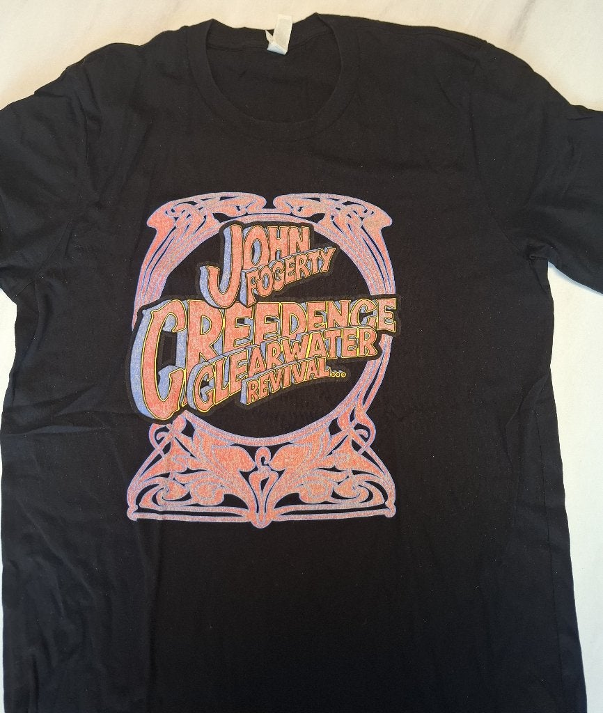 T-shirt John Fogerty tour, Verzenden, Gebruikt, Kleding