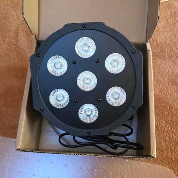 LED Par Licht DMX RGBW 7 x 12W Podiumverlichting, Muziek en Instrumenten, Licht en Laser, Ophalen of Verzenden, Nieuw, Licht, Kleur