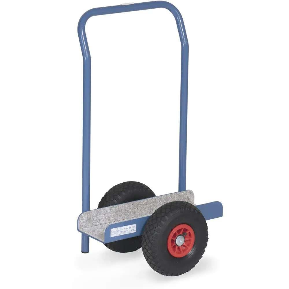 Platenroller / platenkar luchtbanden 260x85 mm en neuswiel, Ophalen, Zo goed als nieuw