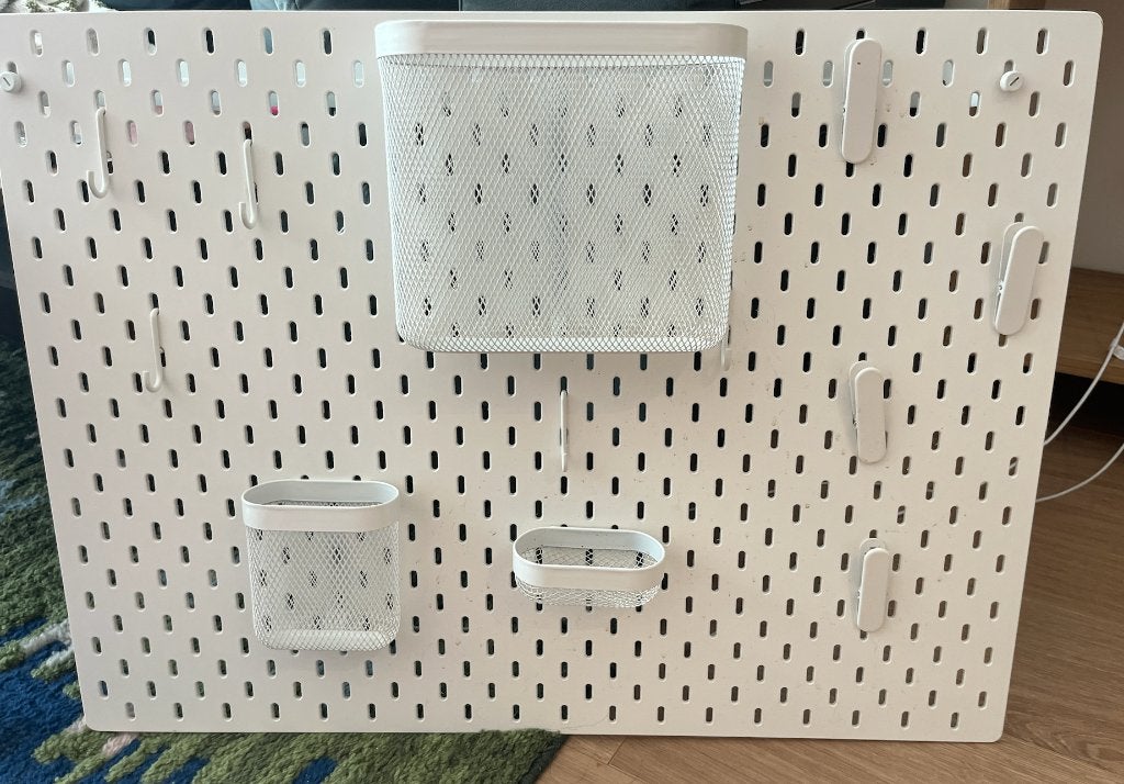 Ikea Skadis pegboard, Ophalen, Gebruikt