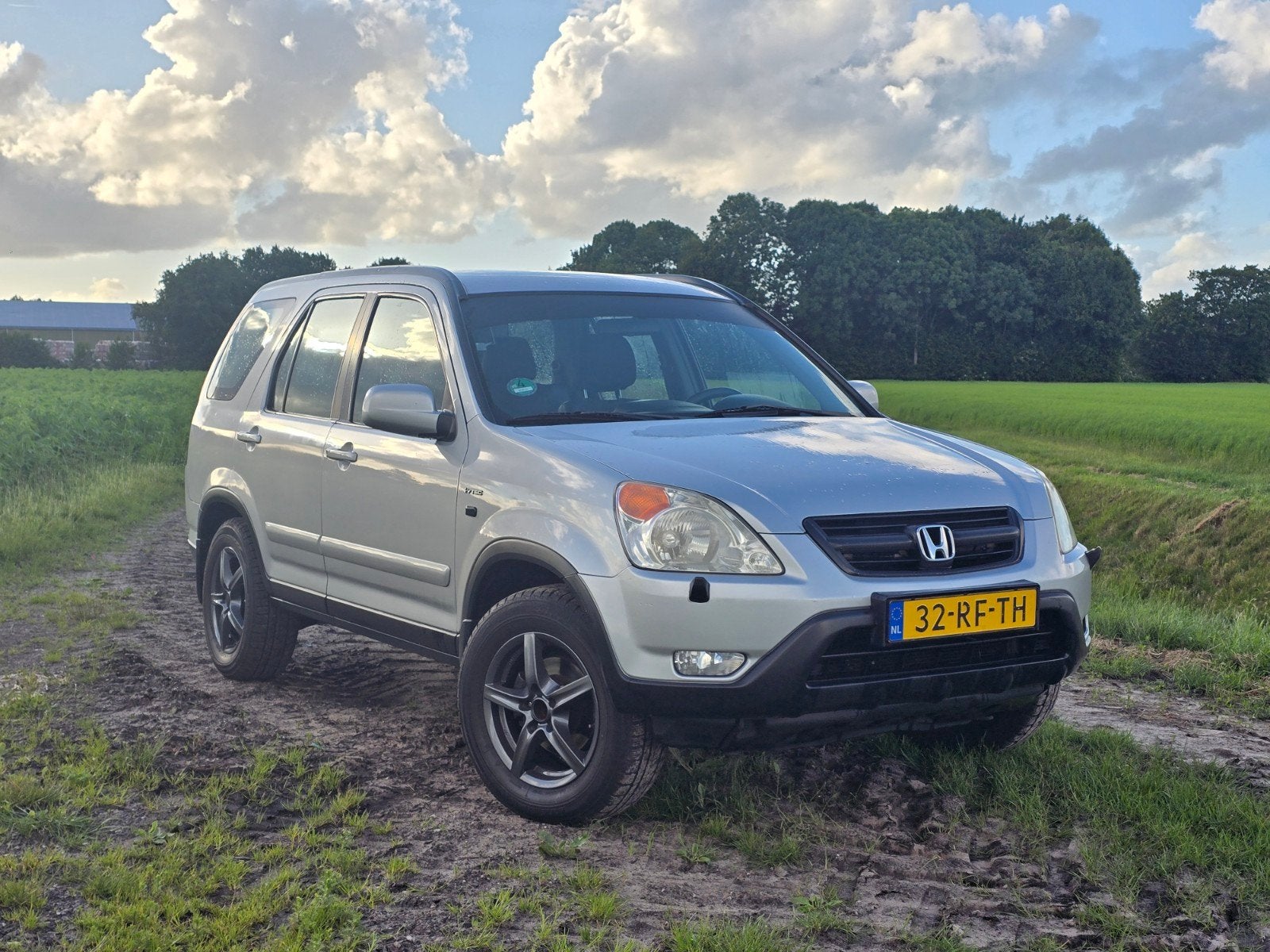 Honda CR-V 2.0 I 2002 Grijs, Auto's, Honda, 1998 cc, 1429 kg, 4 cilinders, 11 km/l
