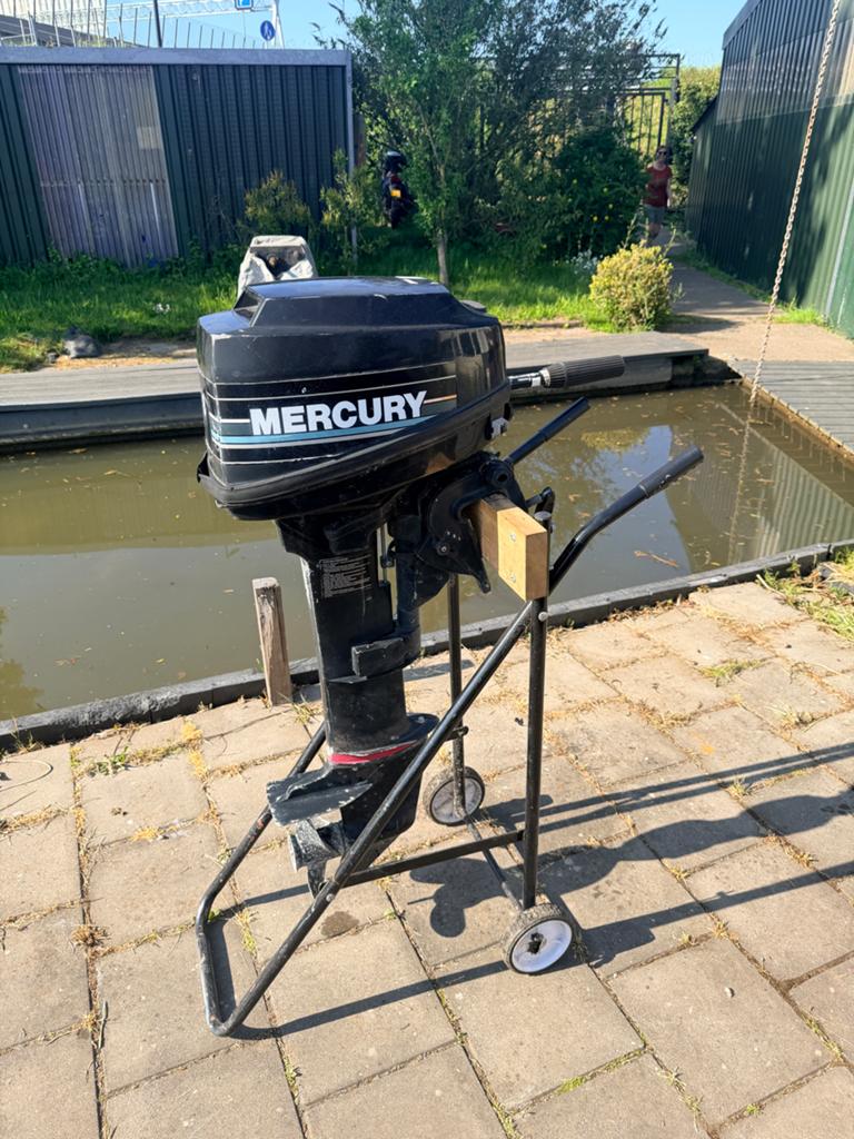 Mercury 8pk buitenboordmotor - zeer goede staat licht & snel, Watersport en Boten, Ophalen, Gebruikt, Motor en Techniek