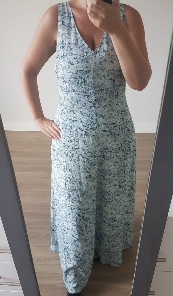 Maxi Jurk Silk Ongedragen maat 46, Silk Collection, Verzenden, Maat 46/48 (XL) of groter, Nieuw