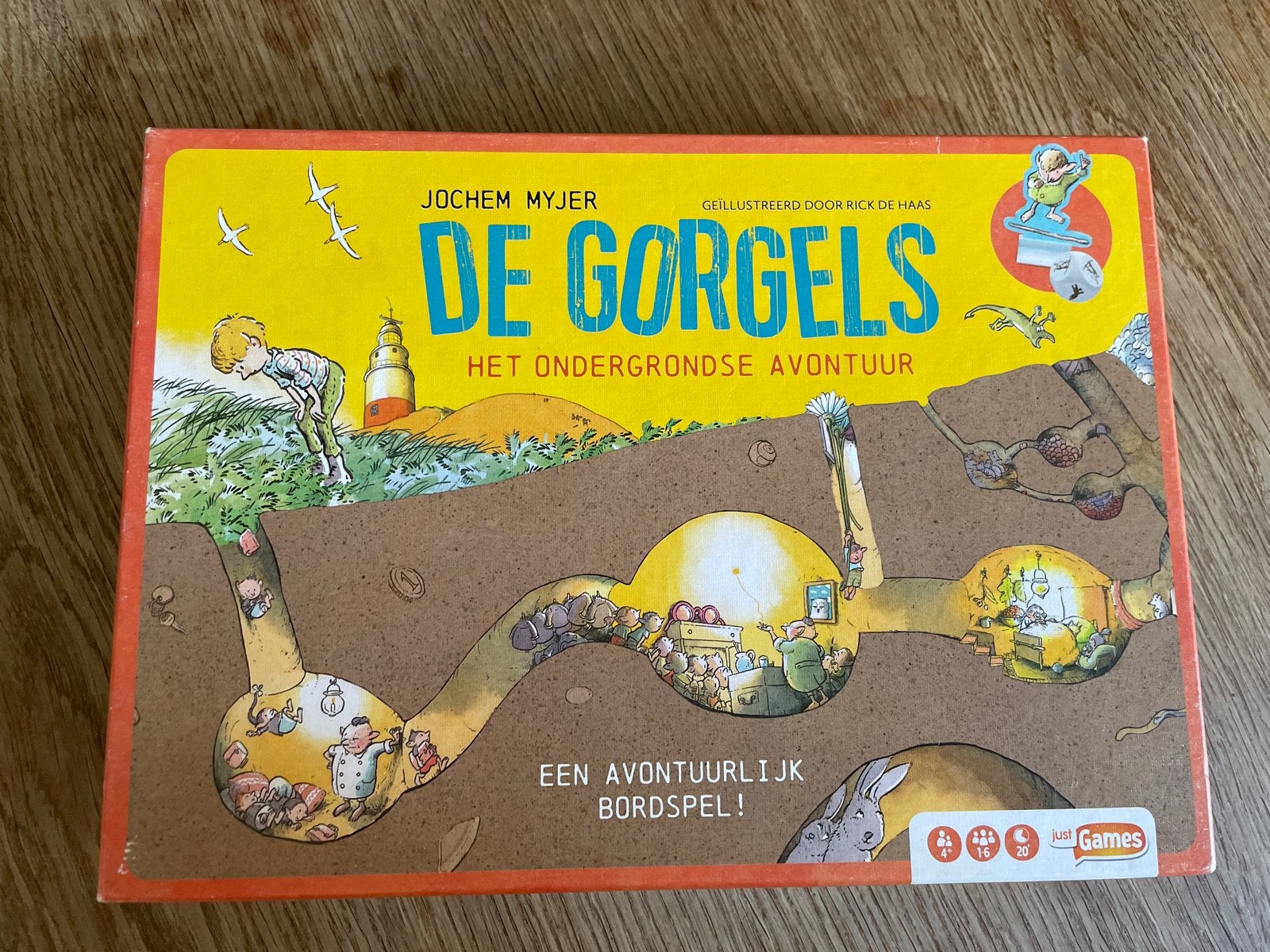 De Gorgels: Het Ondergrondse Avontuur Bordspel, Vijf spelers of meer, Ophalen of Verzenden, Gebruikt
