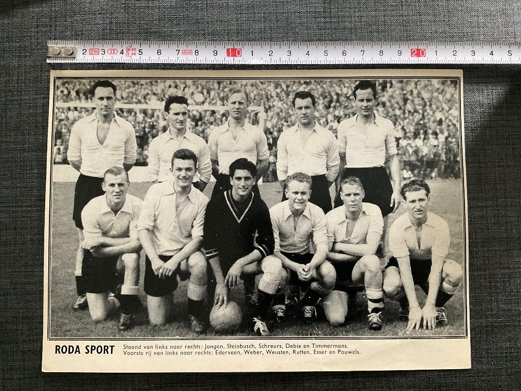 Roda Sport 1955-56, Ophalen, Zo goed als nieuw, Buitenlandse clubs, Poster, Plaatje of Sticker