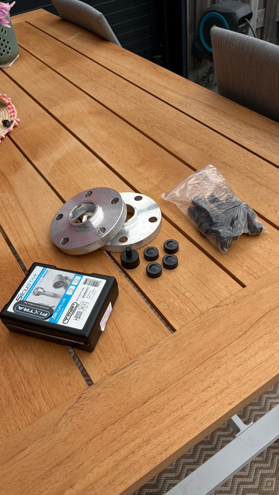 Fixtra 17mm Spacers 5x112 57,1 - VAG / WielBouten + Wielslot, Ophalen, Zo goed als nieuw