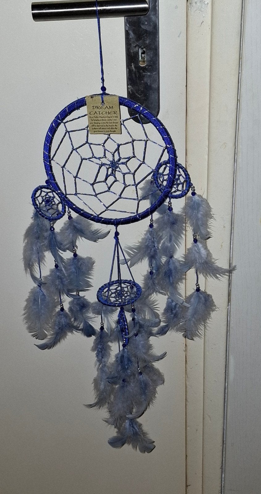 Dromenvanger - Blauw met veren, Ophalen of Verzenden