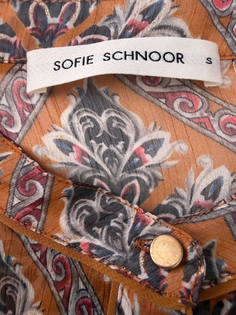 Sofie Schnoor blouse S, Maat 38/40 (M), Oranje, Ophalen of Verzenden, Zo goed als nieuw