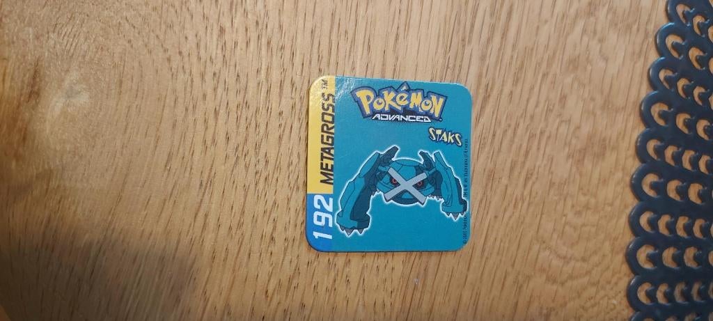 magneet speelgoed pokemon panini staks Metagross 2003, Ophalen of Verzenden, Nieuw
