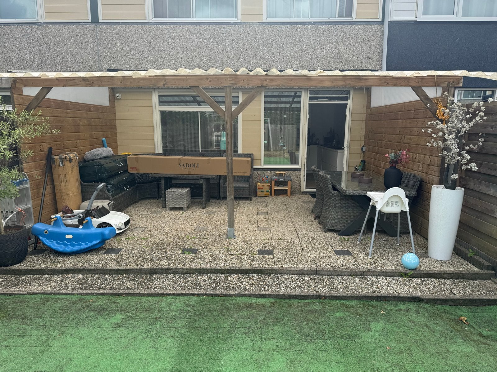 Golfplaten 4 meter diep voor overkapping of veranda, Ophalen of Verzenden, Gebruikt, Veranda