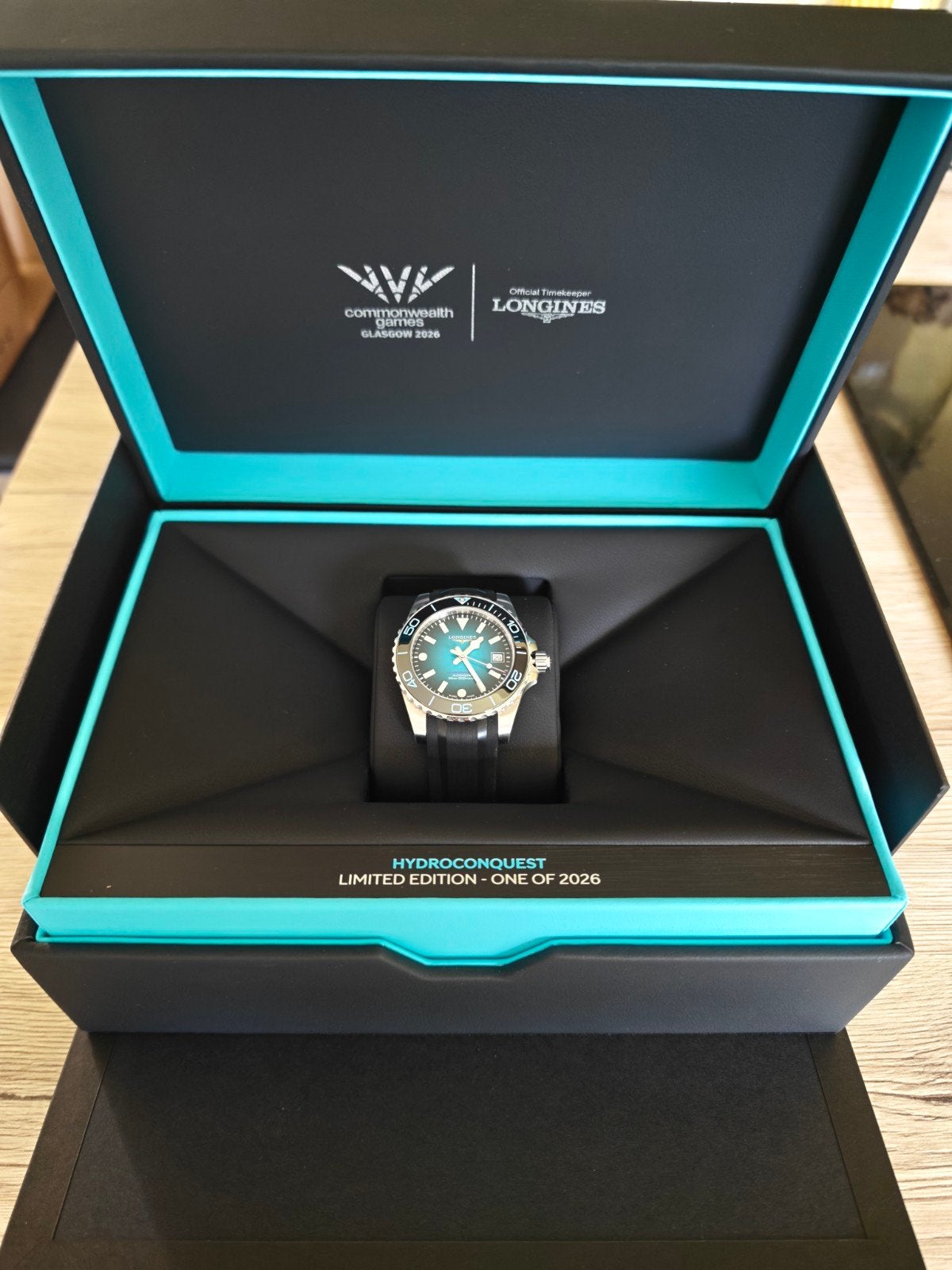 Longines Limited Edition HydroConquest Commonwealth Games, Ophalen of Verzenden, Nieuw, Overige merken