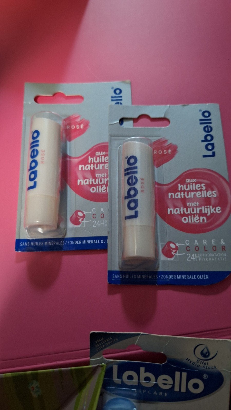 labello 2  care & color  Rose, Ophalen of Verzenden, Nieuw