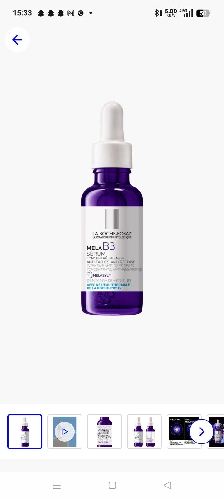 La Roche-Posay Mela B3 Serum tegen pigmentvlekken, Ophalen of Verzenden, Nieuw, Gehele gezicht, Overige typen