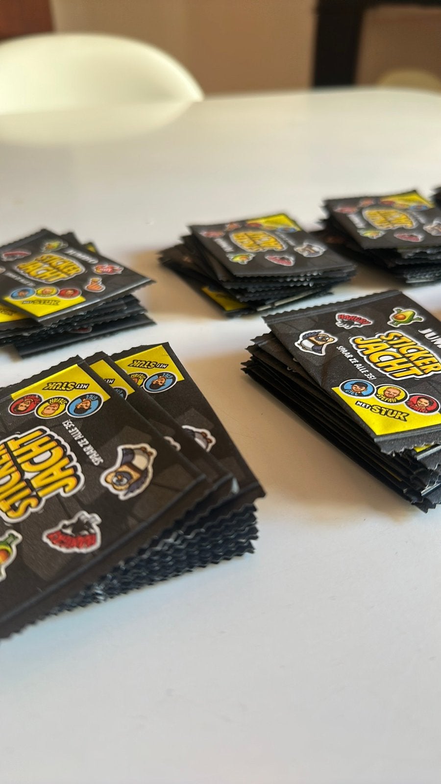50 ongeopende jumbo stickers, Verzamelen, Ophalen of Verzenden, Zo goed als nieuw, Winkel of Supermarkt