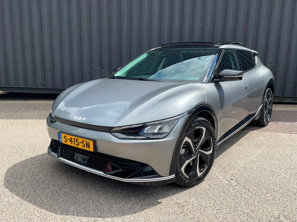 Kia EV6 Plus Advanced 77.4 kWh (SOH 97%, FULL OPTIONS) Nieuw, Auto's, Kia, 228 pk, Achterwielaandrijving, Gebruikt, Zwart