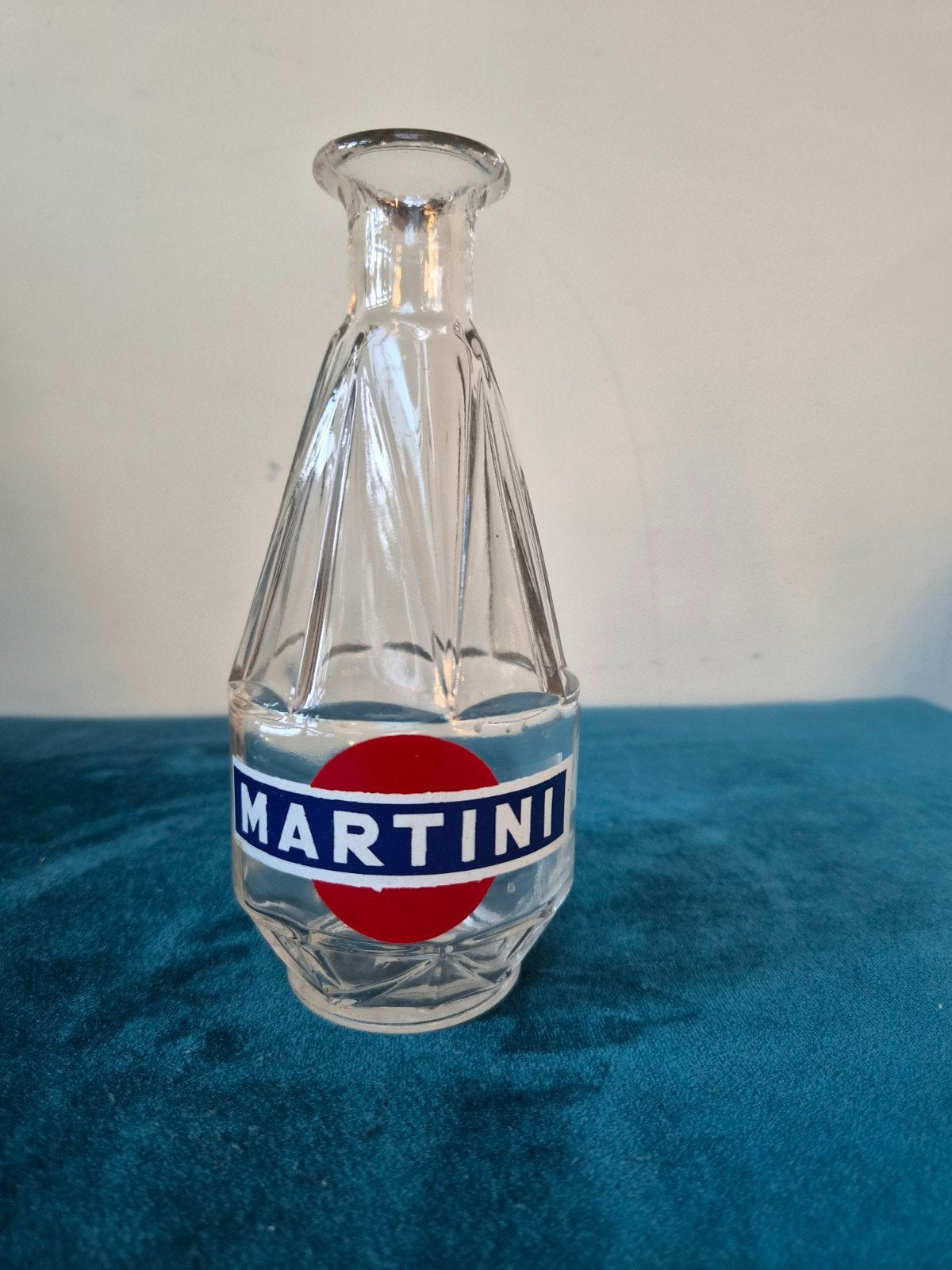 vintage glas karaf pinchet Martini jaren 50 70, Verzenden, Zo goed als nieuw, Overige typen