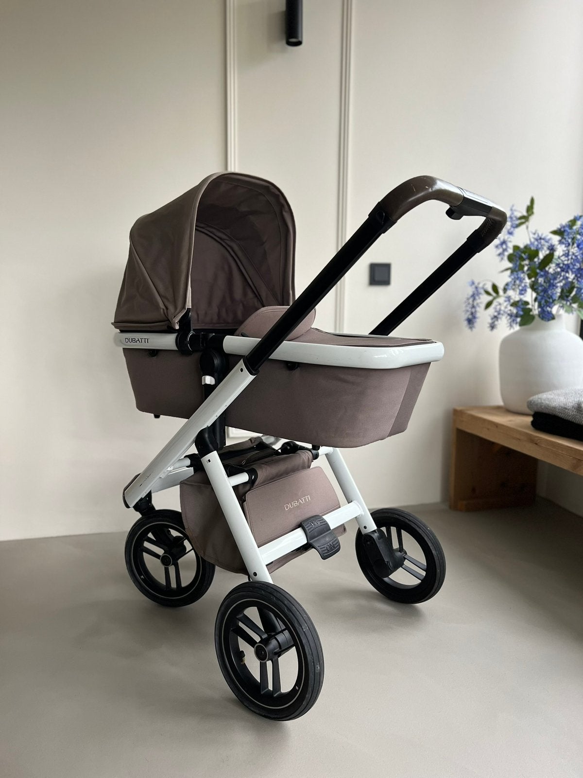 Dubatti One kinderwagen Compleet en volledig nagekeken, Kinderen en Baby's, Luchtbanden, Zo goed als nieuw, Combiwagen, Ophalen