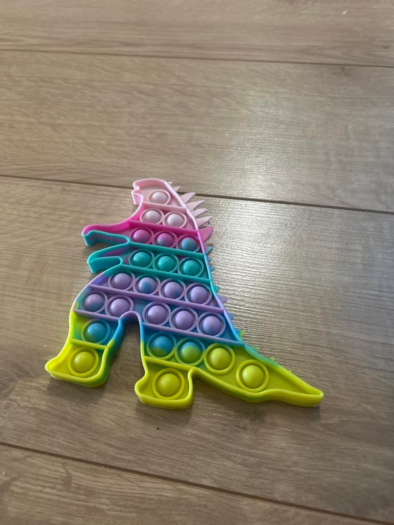 Popit dino regenboog, Ophalen of Verzenden, Gebruikt, Jongen of Meisje