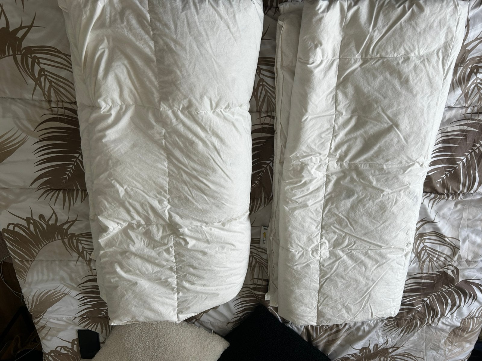 Ikea 4 seizoenendekbed 2 persoons, Ophalen, Wit, Tweepersoons, IKEA