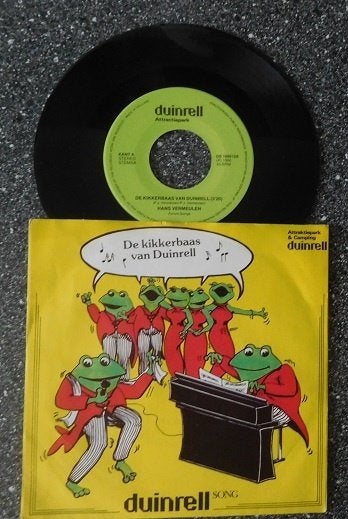 Hans Vermeulen - de kikkerbaas van Duinrell (vanaf € 2,00), Cd's en Dvd's, Verzenden, Zo goed als nieuw, 7 inch, Levenslied of Smartlap