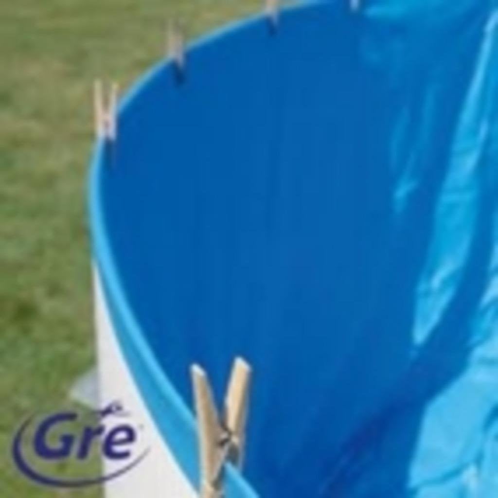 GreLiner 0,30 blauw rond overlap 240 x 120 H op voorraad, Ophalen of Verzenden, Nieuw, Overige typen