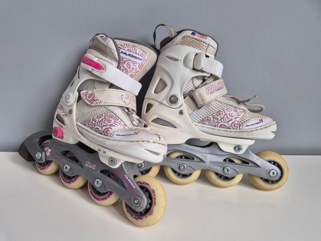 Verstelbare inline skates,  maat 30-33, Ophalen, Verstelbaar, Gebruikt, Kinderen